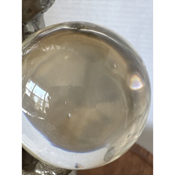 Egyptian Crocodile Heavy Metal Made in Egypt Alligator Crystal Ball Funky Odd - Picture 9 of 12